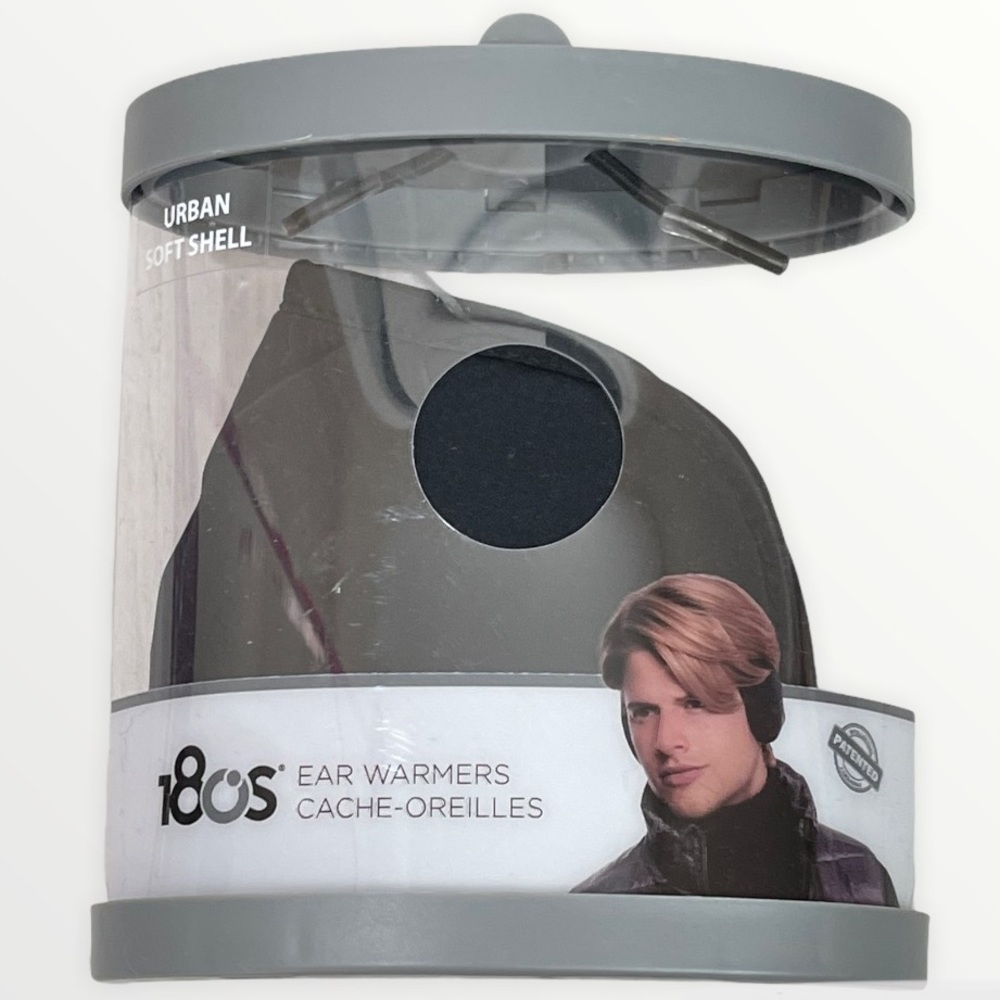 180s Men's Black Urban Ear Warmer